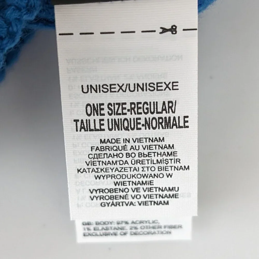 The North Face Box Logo Cuff Beanie TNF Blue